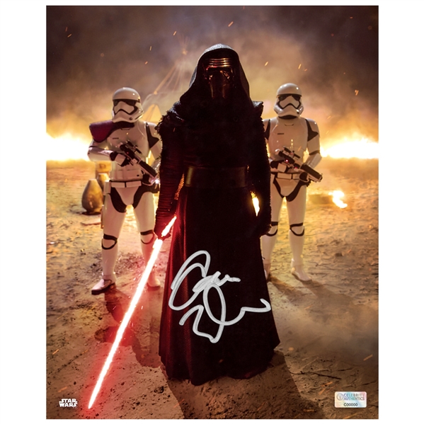 Lot Detail - Adam Driver Autographed Star Wars: The Force Awakens 8x10 ...