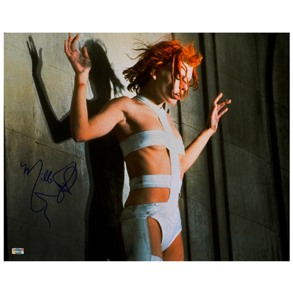 Milla Jovovich Autographed 1997 The Fifth Element Leeloo 16x20 Scene Photo