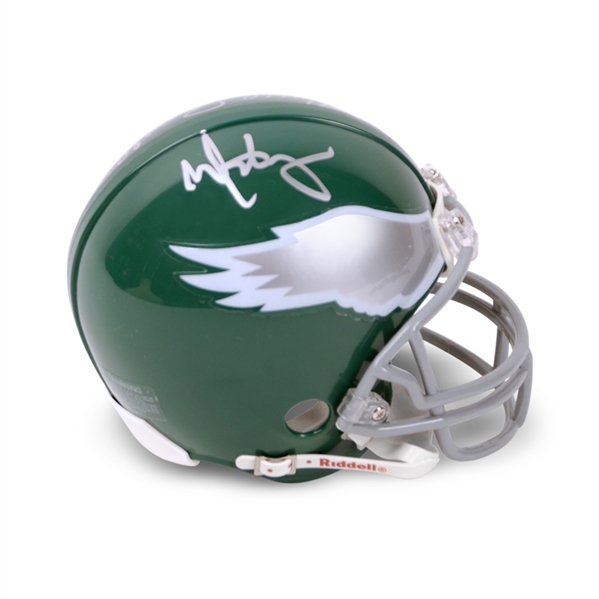 Mark Wahlberg, Vince Papale Autographed 2006 Invincible Philadelphia Eagles Mini-Helmet