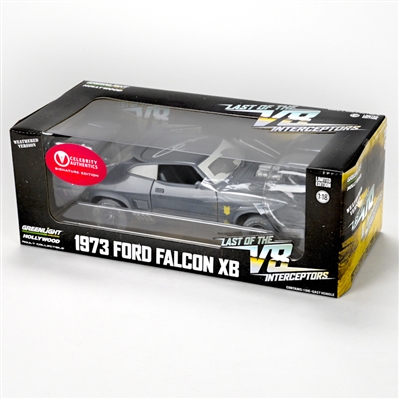 Tom Hardy Autographed 1:18 Scale Die-Cast Last of the V8 Interceptors 1973 Ford Falcon XB Weathered Version