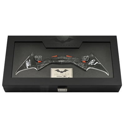 Robert Pattinson Autographed Factory Entertainment The Batman Batarang Limited Edition Prop Replica
