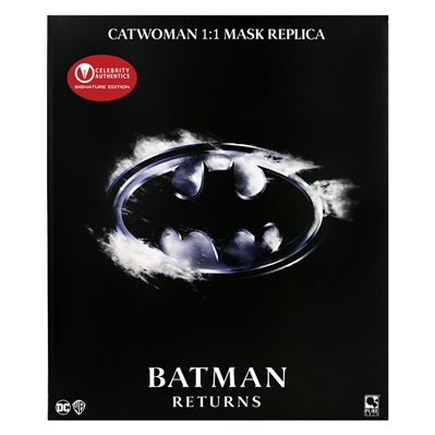 Michelle Pfeiffer Autographed Pure Arts Batman Returns Catwoman Prop Replica Life-Size Mask