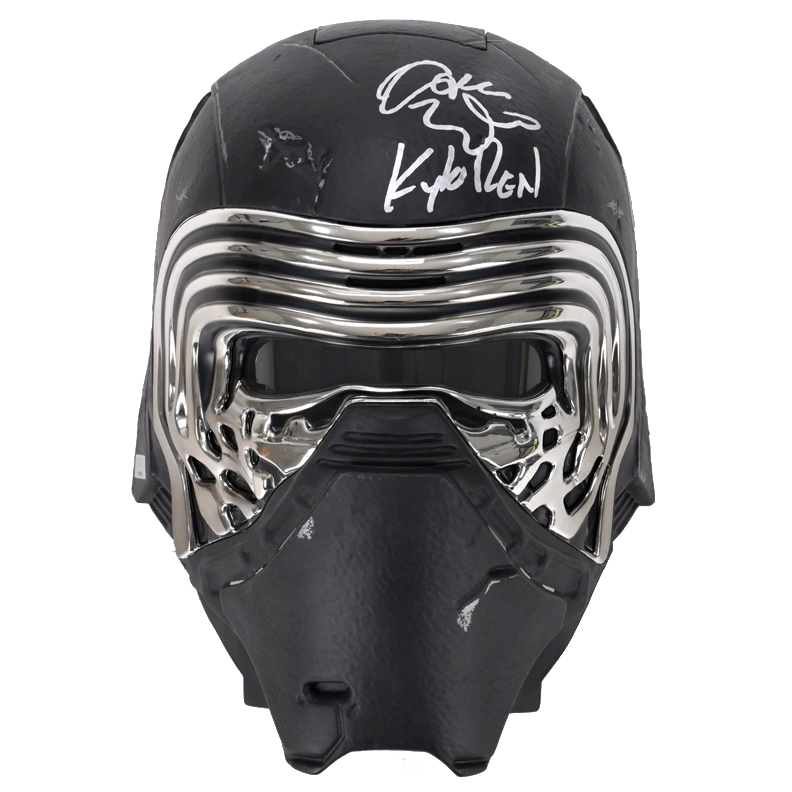 Lot Detail - Adam Driver Autographed Star Wars Kylo Ren Voice Changing Mask