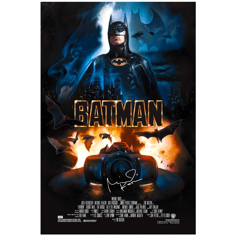 Lot Detail - Michael Keaton Autographed Batman 89 by Nick Runge 24x36 ...
