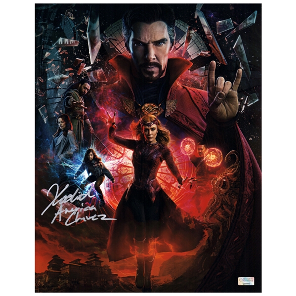 Xochitl Gomez Autographed Doctor Strange in the MultiVerse of Madness America Chavez 11x14 Photo