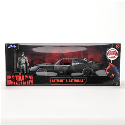 Robert Pattinson, Zoe Kravitz Autographed Jada 2022 The Batman 1:18 Scale Die-Cast Batmobile