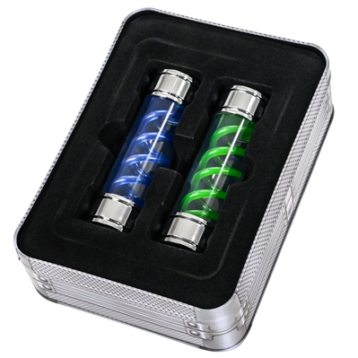 Milla Jovovich Autographed Resident Evil T-Virus & G-Vaccine Prop Replica Set with Case