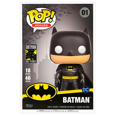 Michael Keaton Autographed Giant 18 Batman Pop Vinyl Figure
