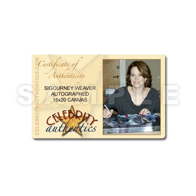 Sigourney Weaver Autographed Avatar Dr. Grace Augustine NaVi Gallery Edition 16x20 Canvas