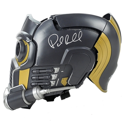 Samuel L. Jackson, Karen Gillan, Paul Rudd, Paul Bettany Autographed Marvel Legends Star Lord Helmet