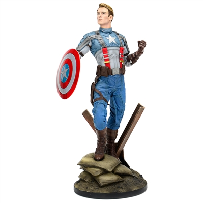 Chris Evans Autographed Captain America Premium Format Figure
