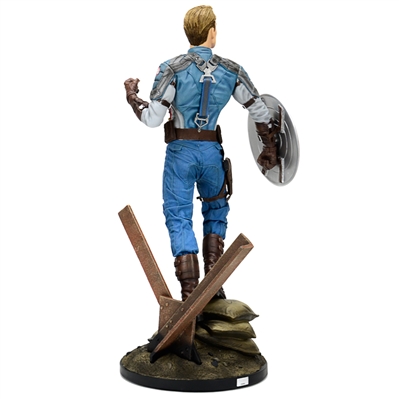 Chris Evans Autographed Captain America Premium Format Figure