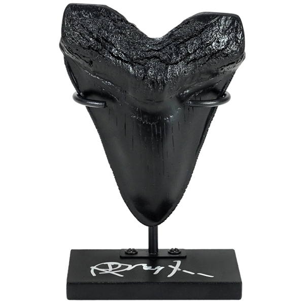 Richard Dreyfuss Autographed Jaws Megalodon Tooth Display
