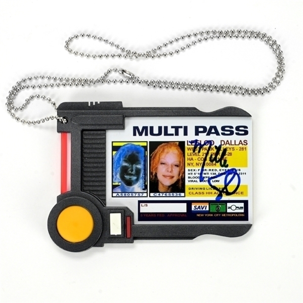 Milla Jovovich Autographed 1997 Fifth Element Leeloo Dallas Multi Pass