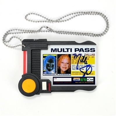 Milla Jovovich Autographed 1997 Fifth Element Leeloo Dallas Multi Pass
