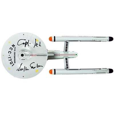 William Shatner Autographed Star Trek The Original Series 18 Starship Enterprise NCC-1701