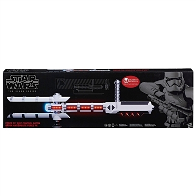 John Boyega Autographed Star Wars The Black Series Force FX Stormtrooper Z6 Riot Control Baton with FN-2187