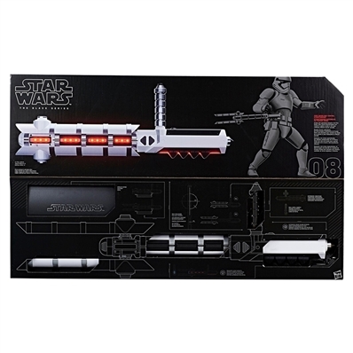 John Boyega Autographed Star Wars The Black Series Force FX Stormtrooper Z6 Riot Control Baton with FN-2187