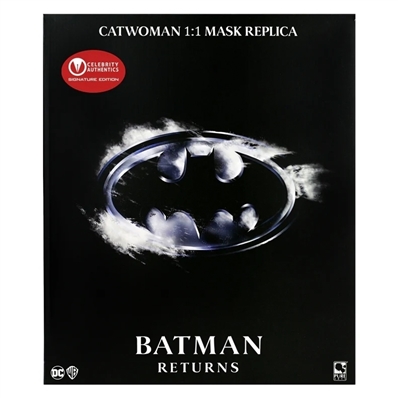 Michelle Pfeiffer Autographed Batman Returns Catwoman 1:1 Exclusive Mask #/150