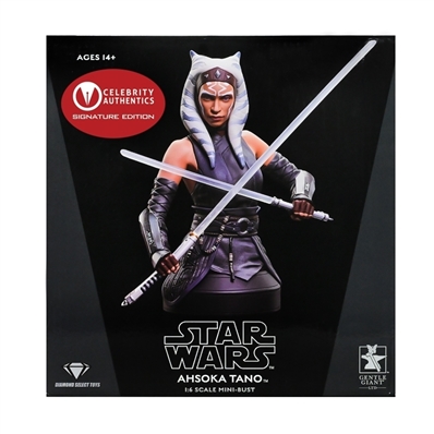 Rosario Dawson Autographed Star Wars The Mandalorian Ahsoka Tano 1:6 Scale Bust