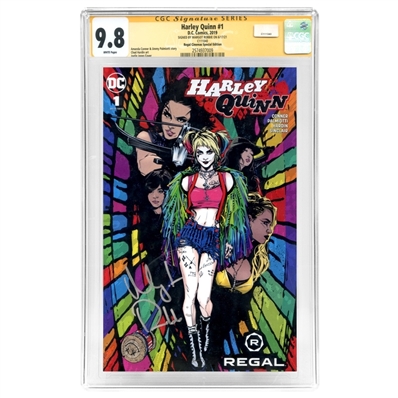 Margot Robbie Autographed 2019 Harley Quinn #1 Regal Cinemas Variant CGC SS 9.8