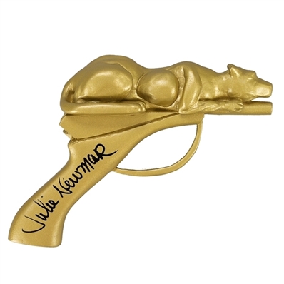Julie Newmar Autographed 1966 Batman Prop Replica Catwoman Pistol