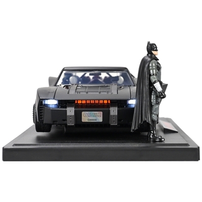 Robert Pattinson Autographed Jada 2022 The Batman 1:18 Scale Die-Cast Batmobile with 3.75 Figure