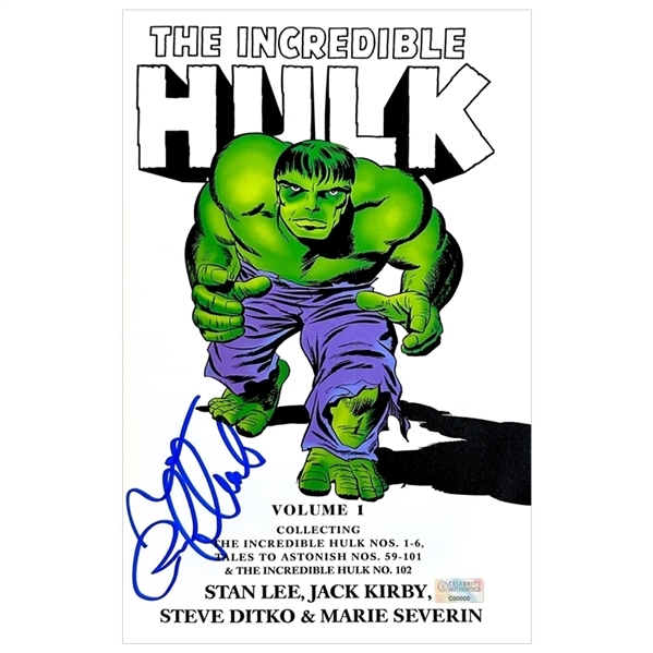 Mark Ruffalo Autographed The Incredible Hulk Omnibus, Vol. 1 with Alex Ross Cover