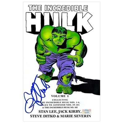Mark Ruffalo Autographed The Incredible Hulk Omnibus, Vol. 1 with Alex Ross Cover