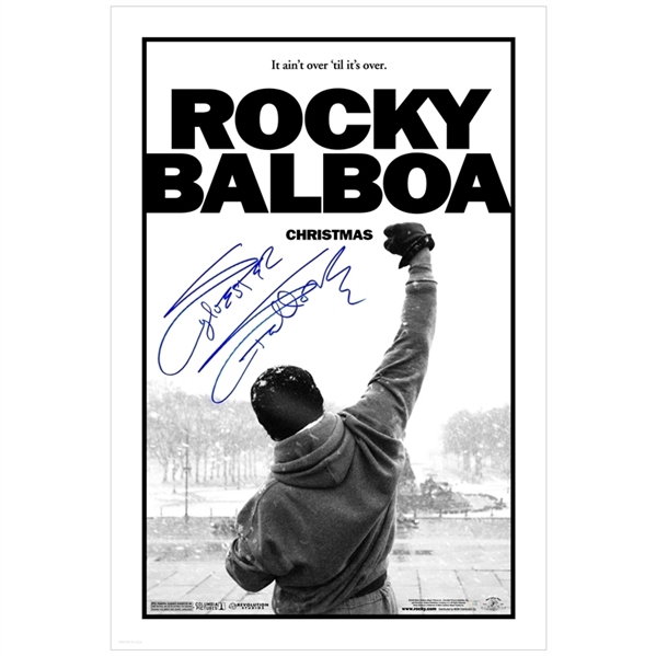 Sylvester Stallone Autographed 2006 Rocky Balboa Original 27x39 Single-Sided Movie Poster
