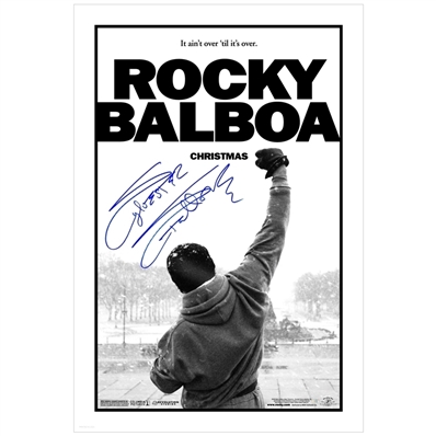Sylvester Stallone Autographed 2006 Rocky Balboa Original 27x39 Single-Sided Movie Poster