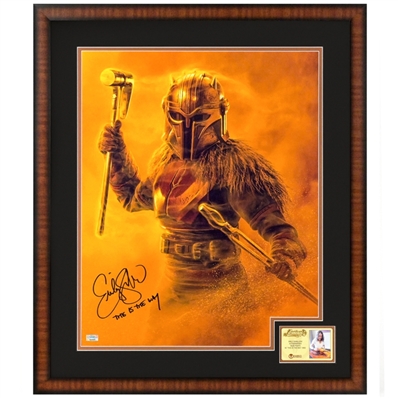 Emily Swallow Autographed Star Wars The Mandalorian The Armorer 16x20 Framed Photo