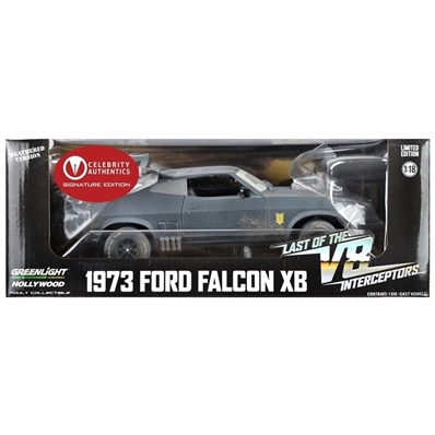 Tom Hardy Autographed 1:18 Scale Die-Cast Last of the V8 Interceptors 1973 Ford Falcon XB Weathered Version