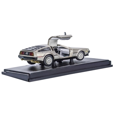 Michael J. Fox Autographed Back to the Future 1:18 Scale Die-Cast DeLorean