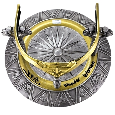 Gal Gadot Autographed Factory Entertainment Wonder Woman Prop Replica Tiara with Inscription