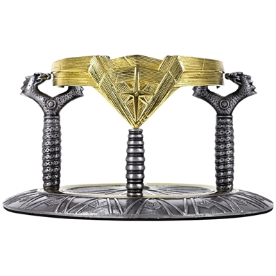 Gal Gadot Autographed Factory Entertainment Wonder Woman Prop Replica Tiara with Inscription