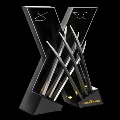 Hugh Jackman Autographed Wolverine Collectible Claws & Display