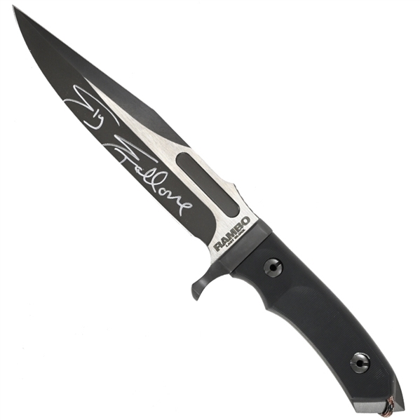 Sylvester Stallone Autographed HCG Rambo Last Blood Rare 1st Edition Serial Numbered Survival Knife
