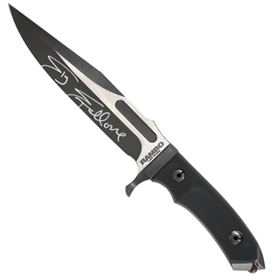 Sylvester Stallone Autographed HCG Rambo Last Blood Rare 1st Edition Serial Numbered Survival Knife