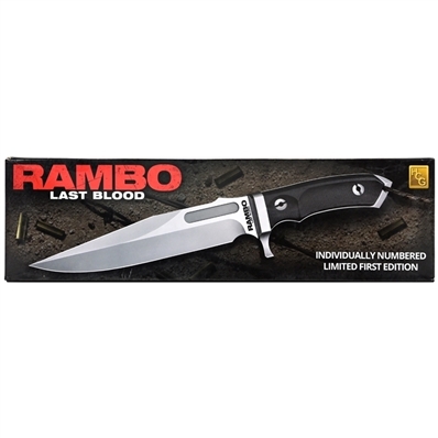 Sylvester Stallone Autographed HCG Rambo Last Blood Rare 1st Edition Serial Numbered Survival Knife