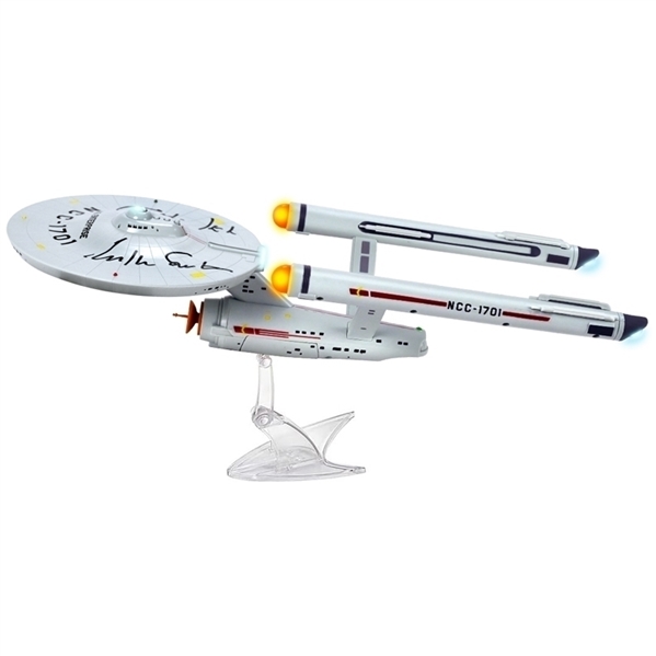 William Shatner Autographed Star Trek The Original Series 18" Starship Enterprise NCC-1701