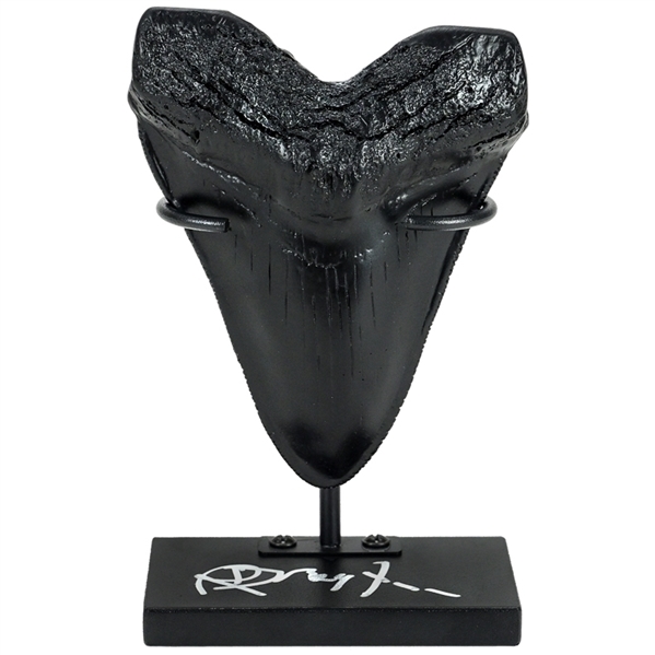 Richard Dreyfuss Autographed Jaws Megalodon Tooth Display
