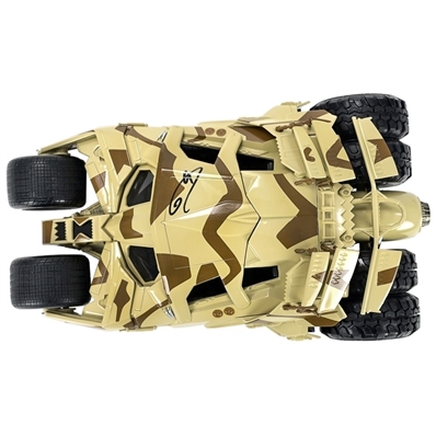 Tom Hardy Autographed 2012 The Dark Knight Rises 1:18 Scale Die-Cast Batmobile Camouflage Tumbler