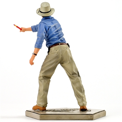 Sam Neill Autographed Iron Studios Jurassic Park Dr. Alan Grant 1/10 Scale Art Statue