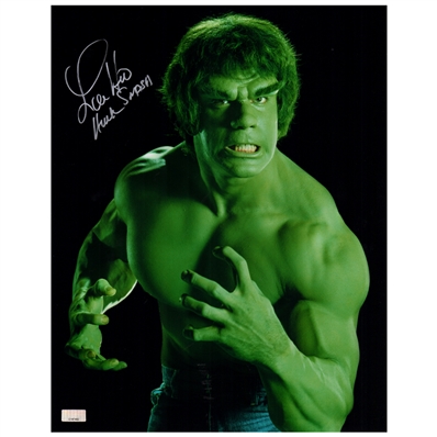 Lou Ferrigno Autographed The Incredible Hulk Classic 11x14 Photo with Inscription