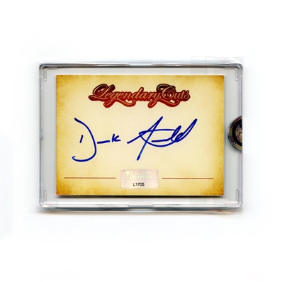 Derek Arnold Autographed Legendary Cuts Signature Card