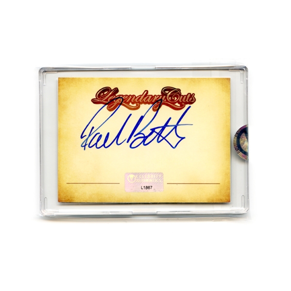 Paul Bettany Autographed Legendary Cuts Signature Card