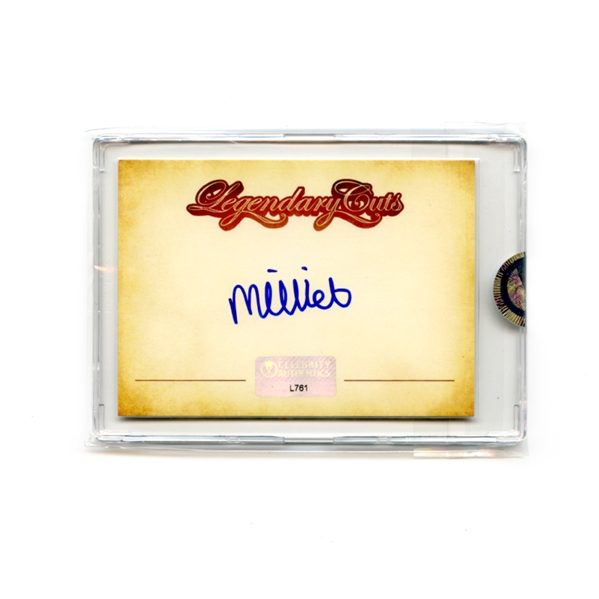 Millie Bobby Brown Autographed Legendary Cuts Signature Card