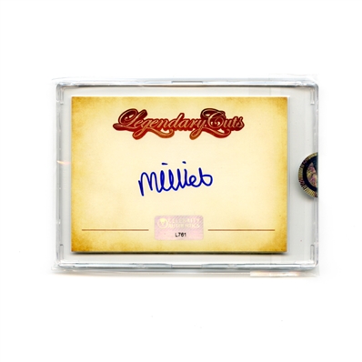 Millie Bobby Brown Autographed Legendary Cuts Signature Card
