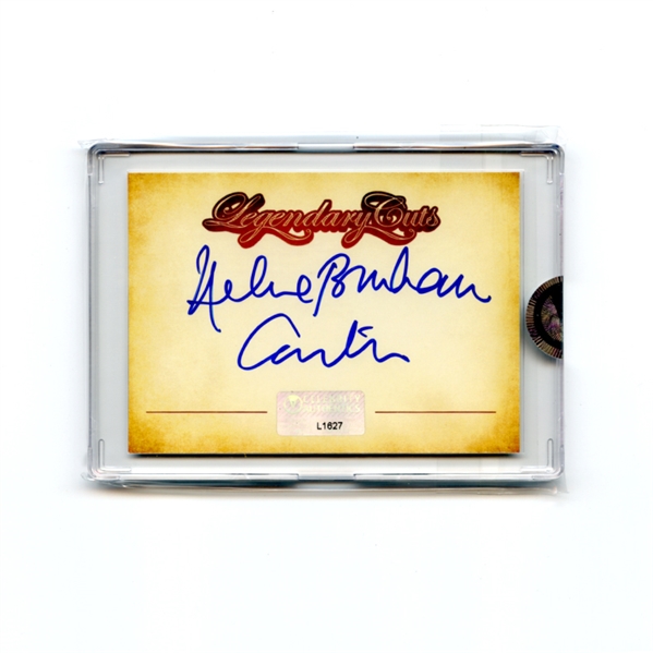 Helena Bonham Carter Autographed Legendary Cuts Signature Card